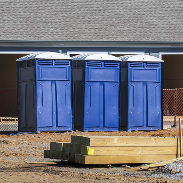 how often are the porta potties cleaned and serviced during a rental period in Belton